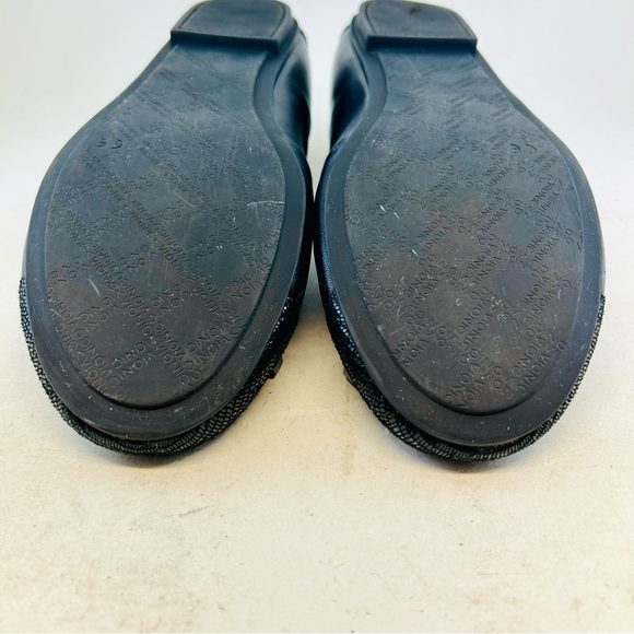 Vionic Black Leather Minna Bow Cap Toe Ballet Flats, size 9 EU 41 - Picture 10 of 11